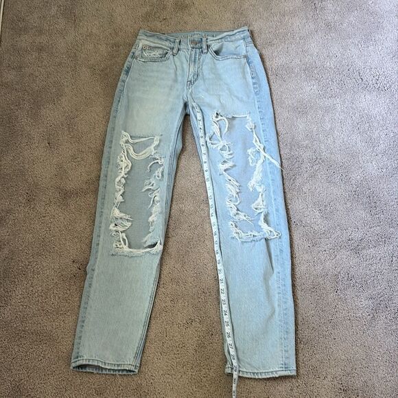 American Eagle 90s Straight Jeans Size 00 - Picture 6 of 14
